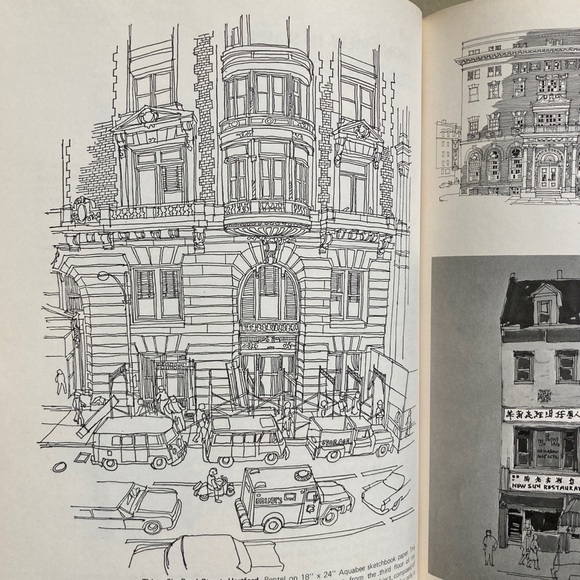 1978 The Technique of How to Draw Buildings Urbex Architecture Book City Scene - Picture 4 of 16